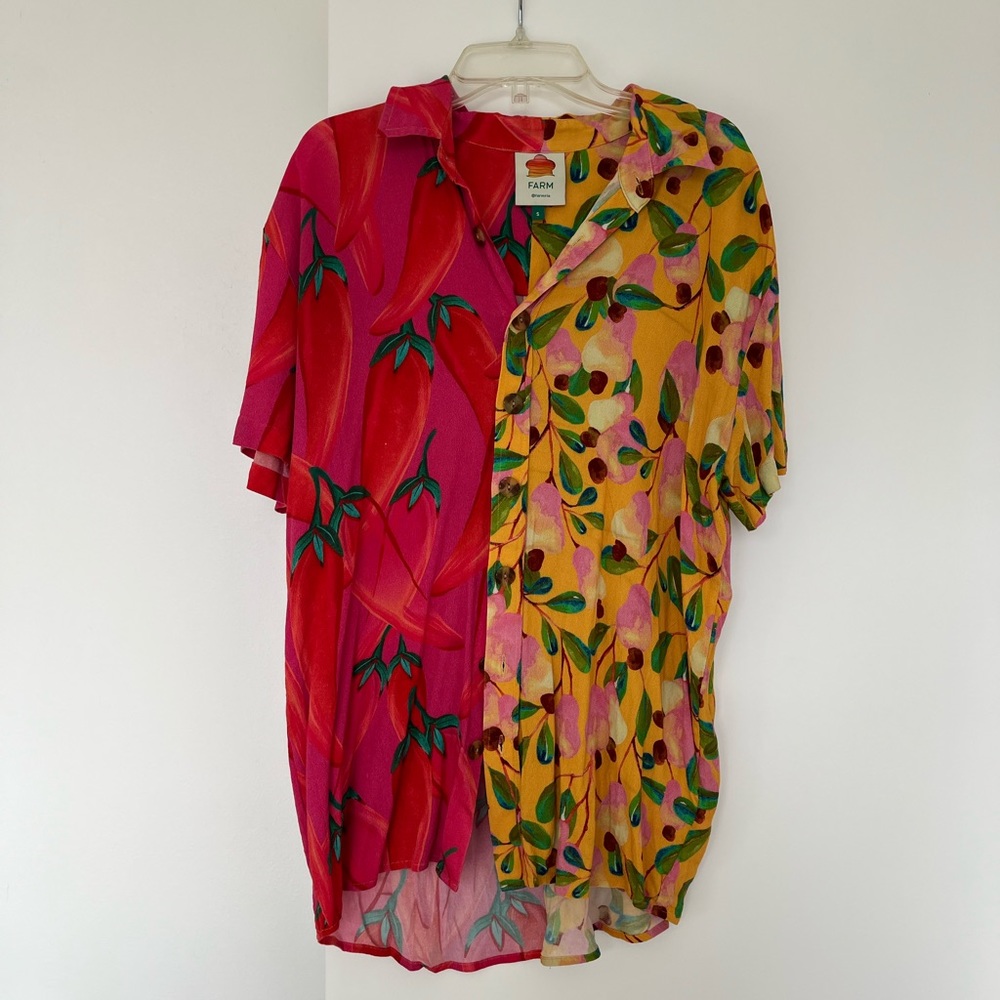 Farm Rio Split Button Down